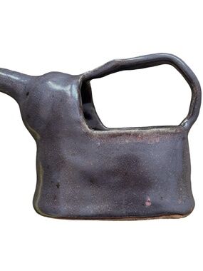 Handmade Studio Pottery Stoneware Earthenware Pitcher 7.5”x5.5” Signed